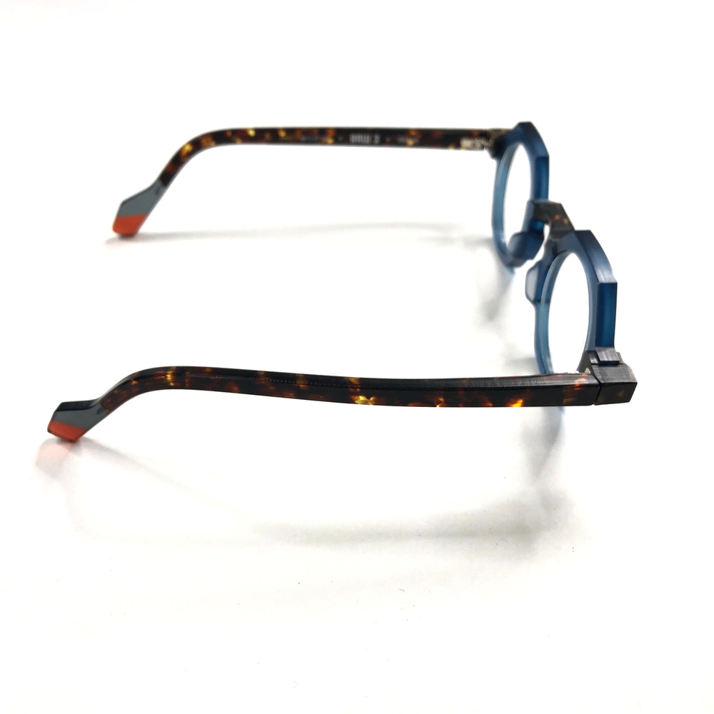 Anne et Valentin Brutalism Raw 3 40-27-147 France Blue Tortoise 20A15 MINT HRJ - Picture 6 of 14
